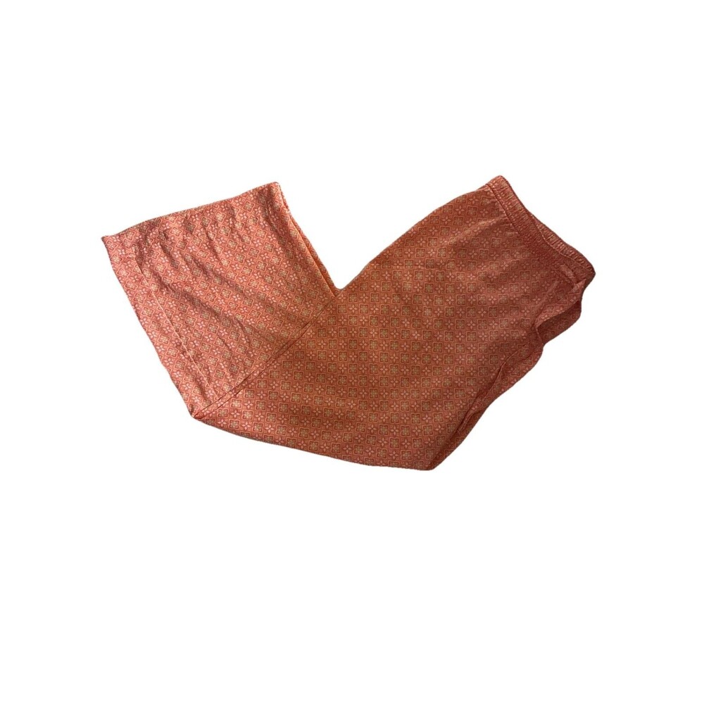 J.Crew Silky Drawstring Lounge Pajama Pants Coral Pink XL